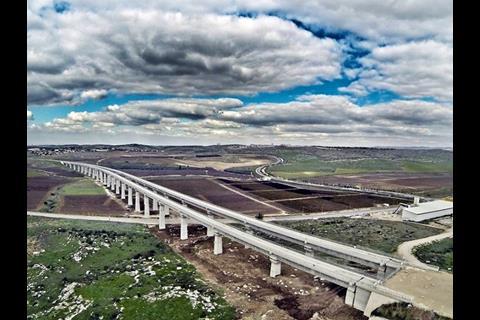 Viaduct for the A1 railway to Jerusalem.